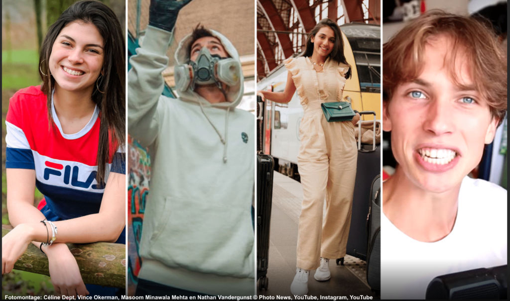 4 flemish influencers
